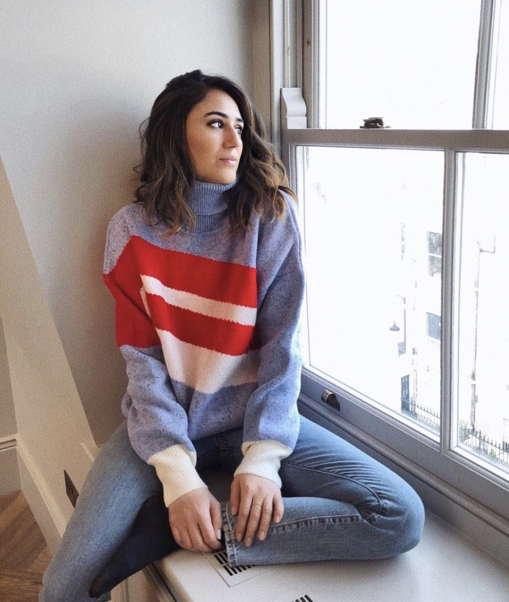 Color-block sweaters