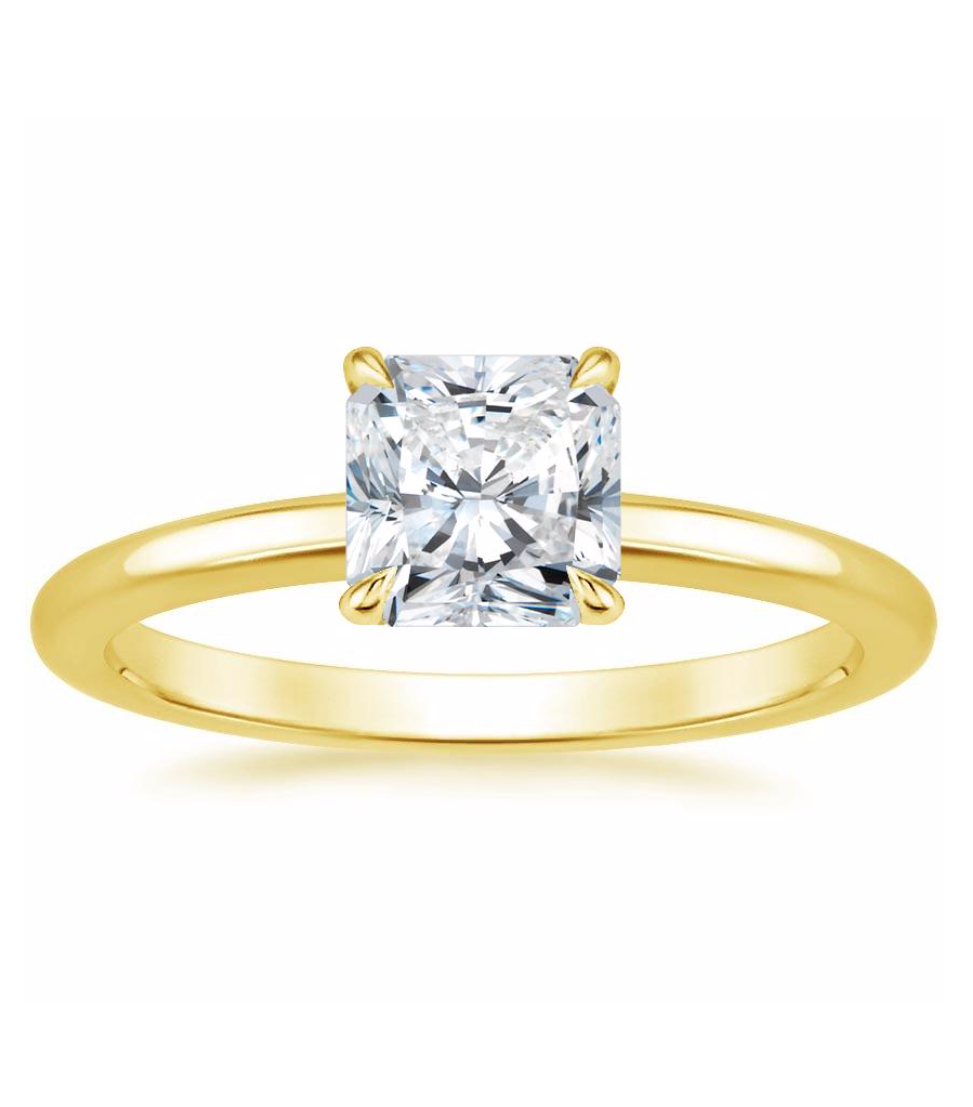 20 Radiant-Cut Engagement Rings | Who What Wear