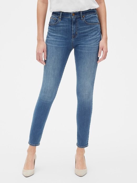 gap super high rise true skinny jeans