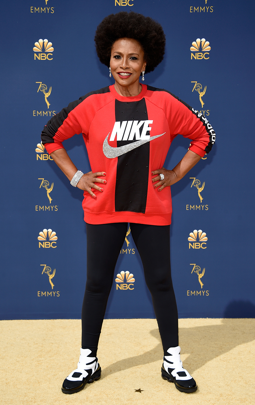 Most Stylish Boys at the Emmys 2018—Jenifer Lewis wearing custom Nike