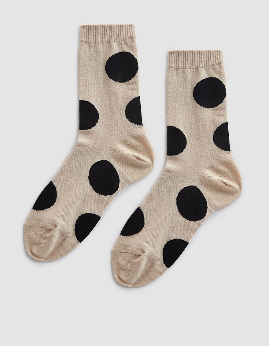 cute affordable polka dot socks