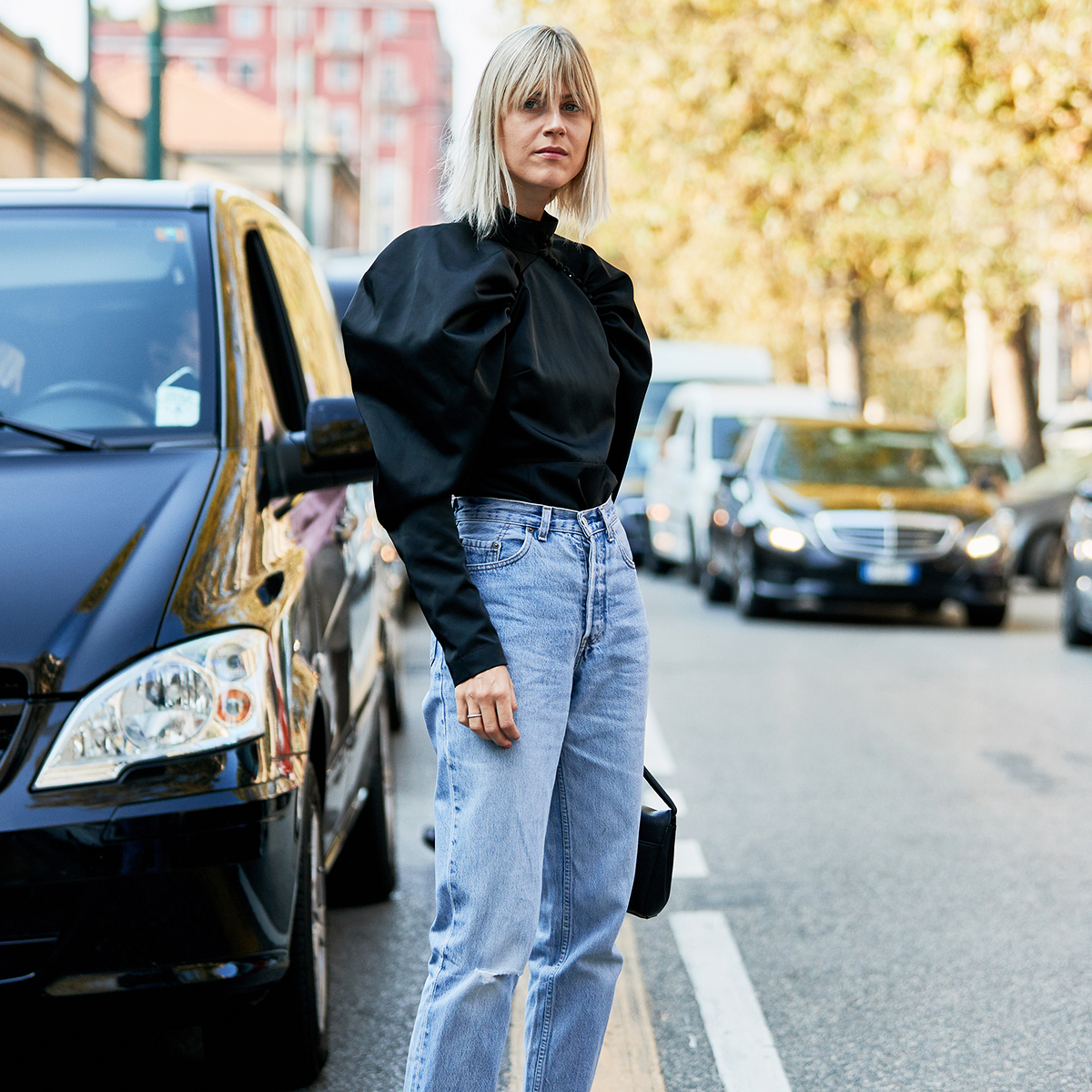 Top and Jeans Street Style
