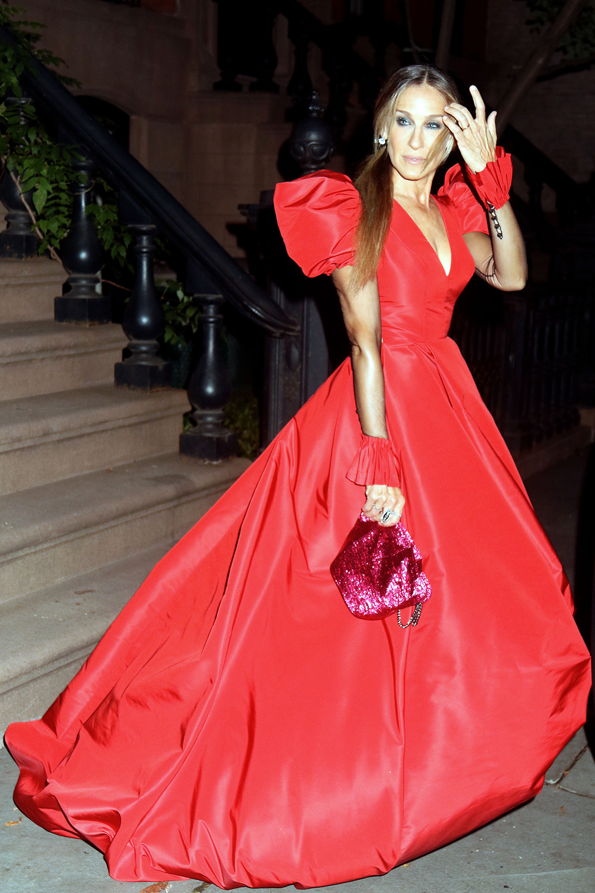 Sarah Jessica Parker red dress