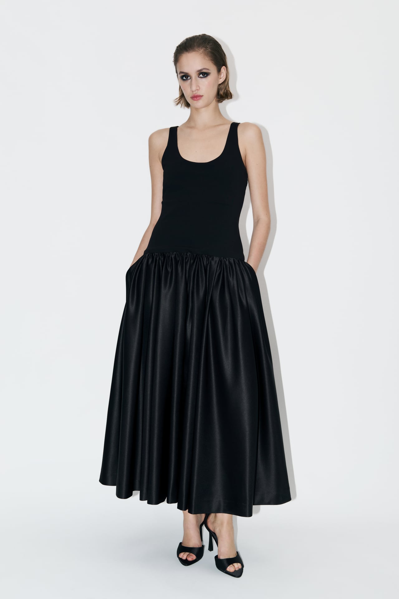 Zara ZW Collection Contrast Dress