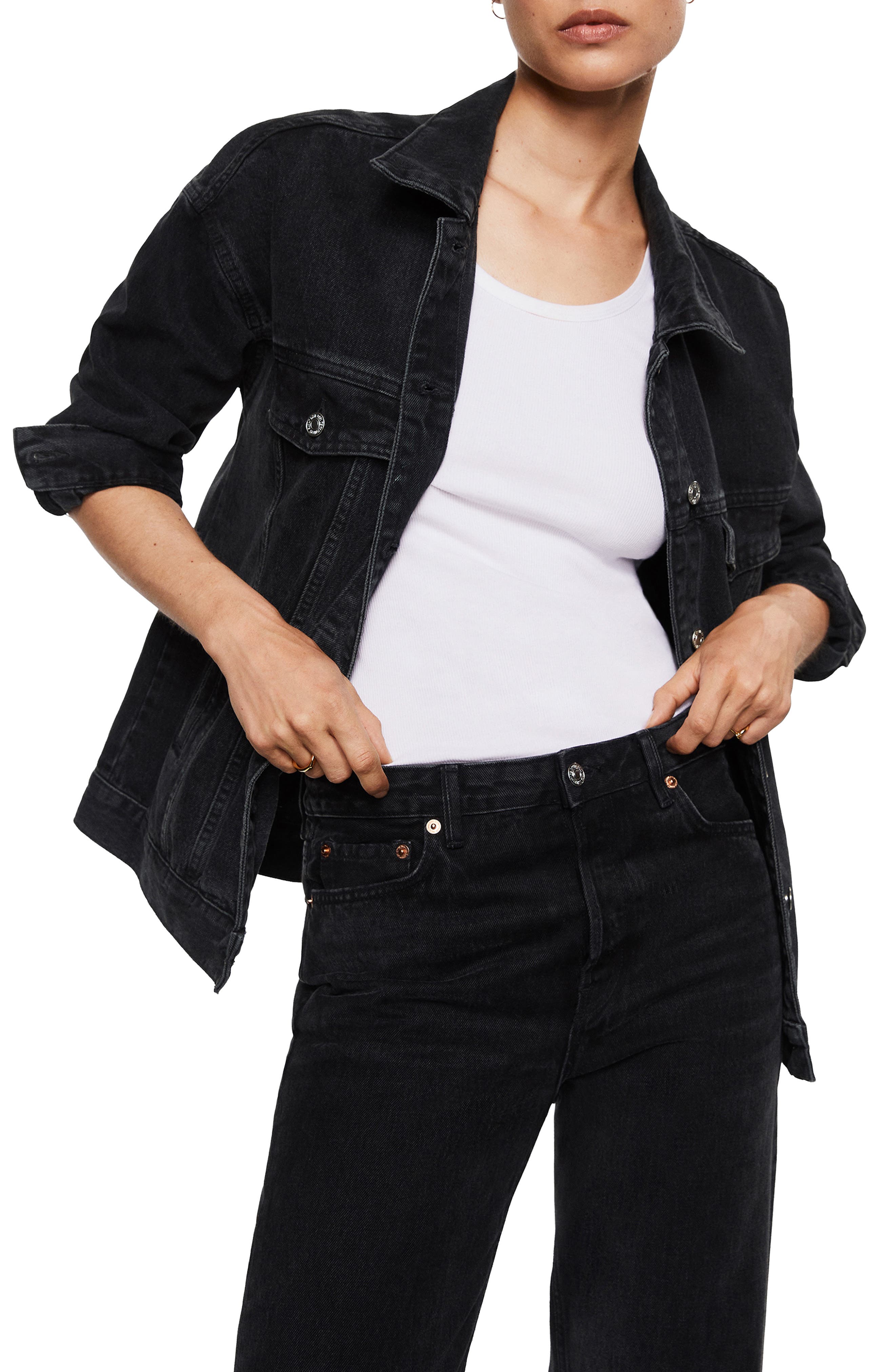 9 Black-Denim-Jacket Outfits for Fall | Who What Wear UK