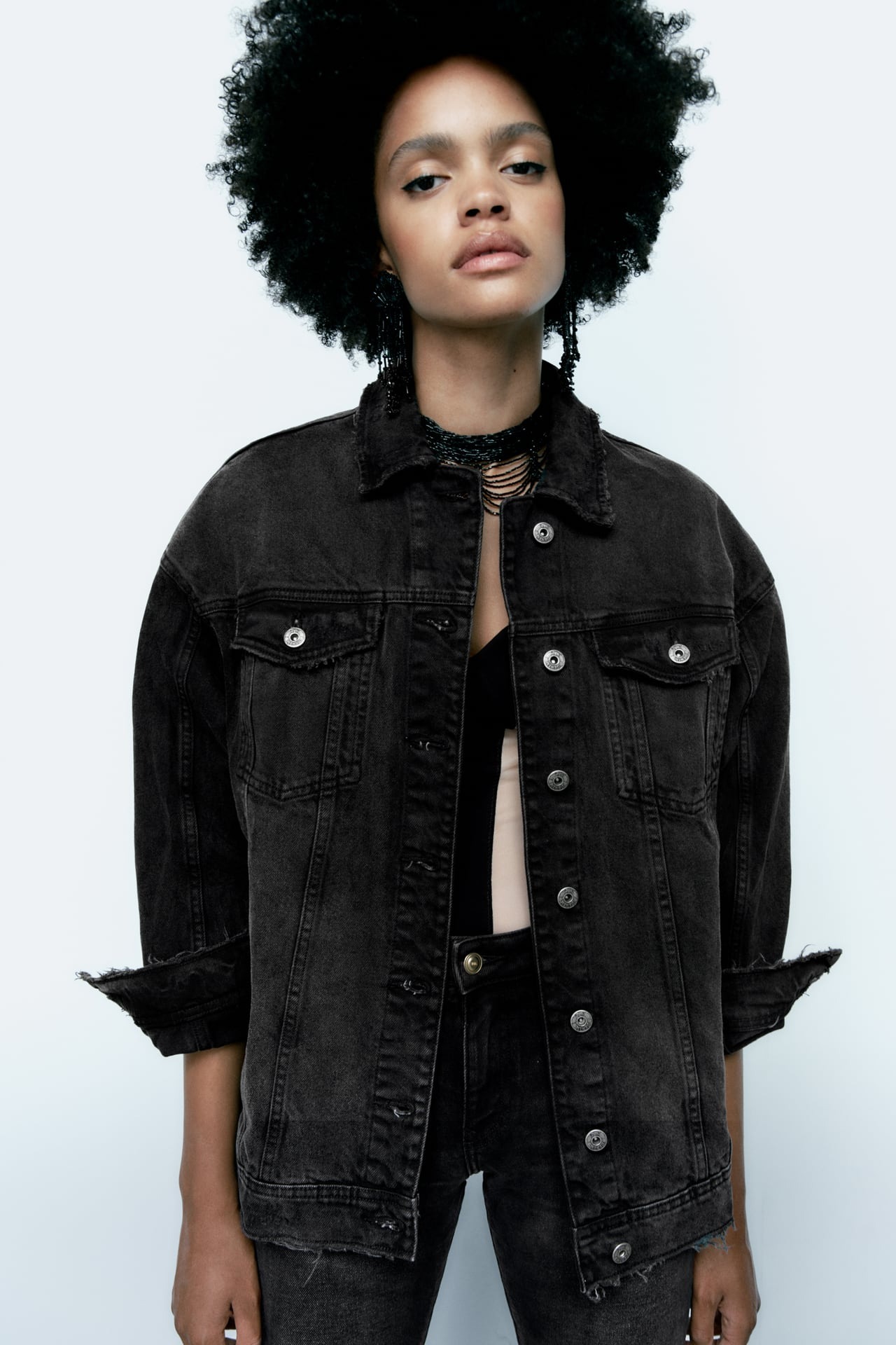 black denim jacket style Online Sale, UP TO 63% OFF-sgquangbinhtourist.com.vn