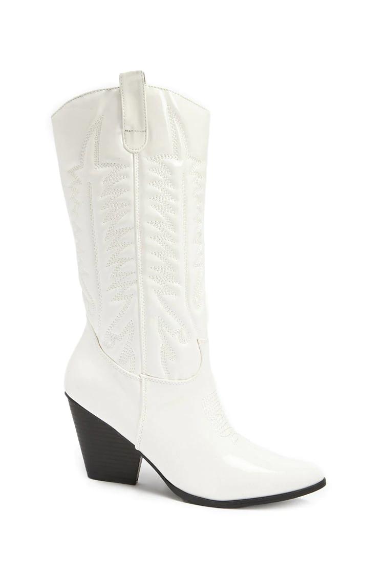 white cowgirl boots
