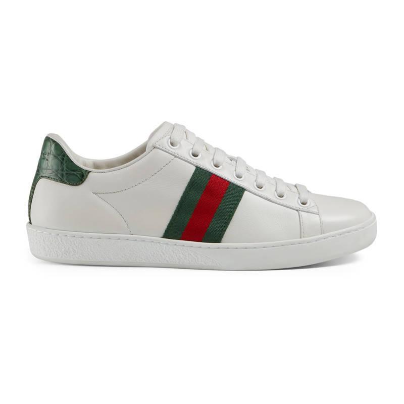 suit with gucci sneakers