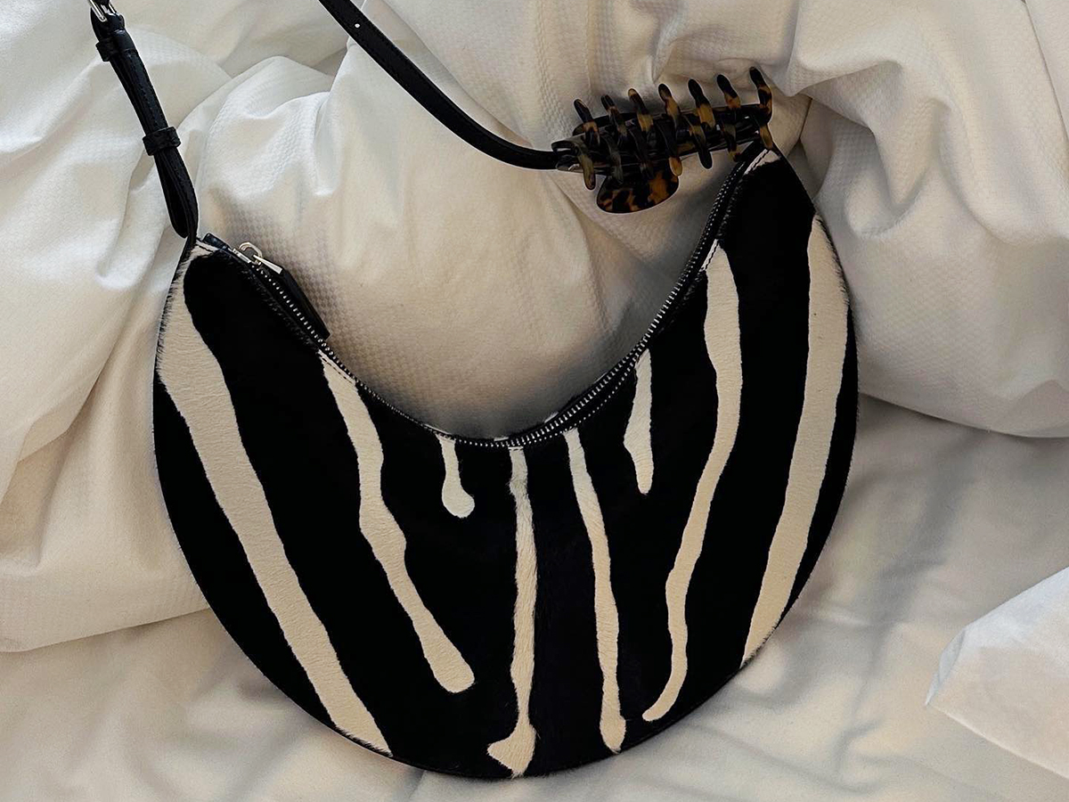 Alaia zebra bag