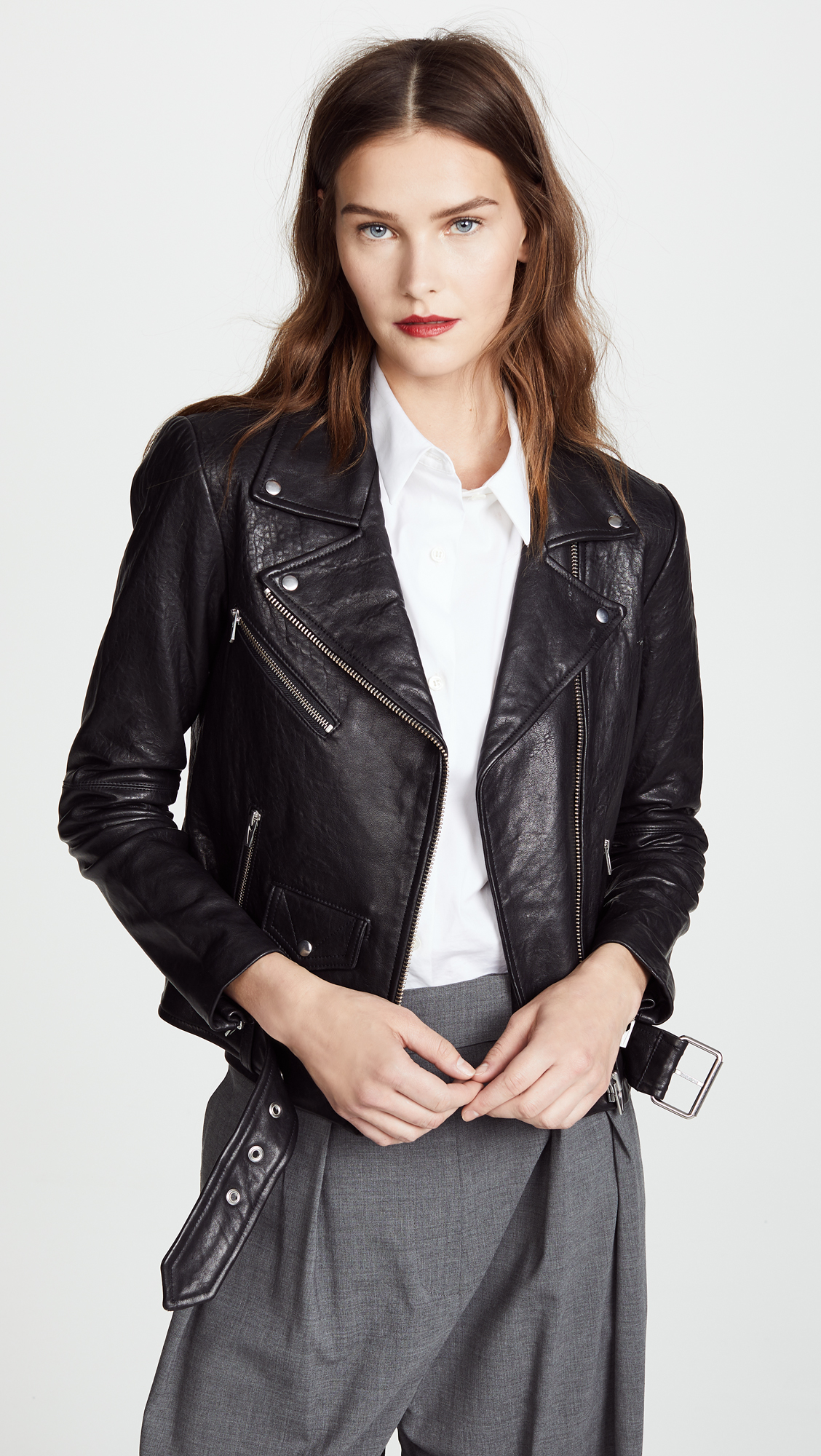 Young Loudspeaker Pine The 7 Best Leather Jacket Brands for Women | Who What Wear