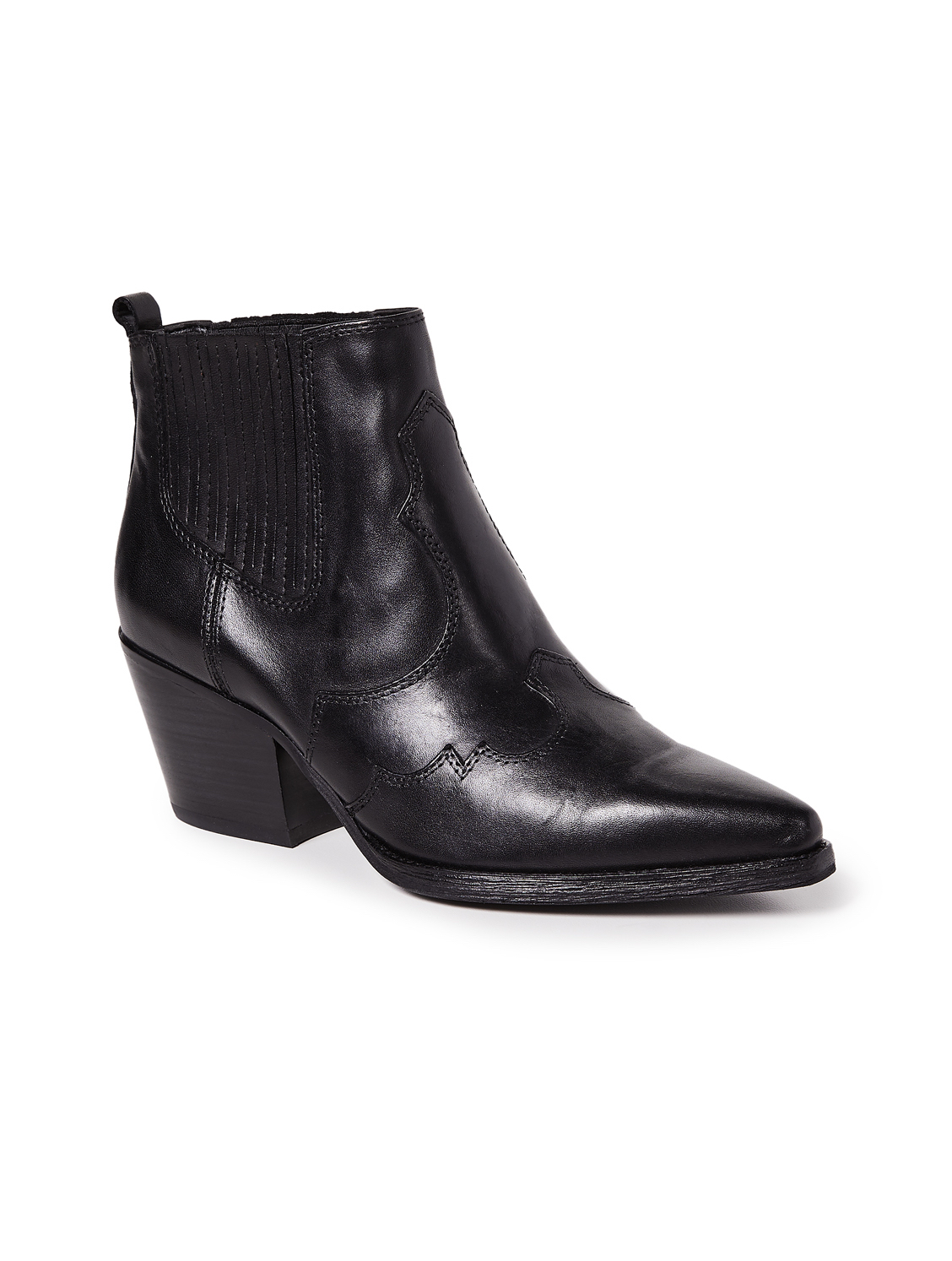 Black Western Ankle Boots 