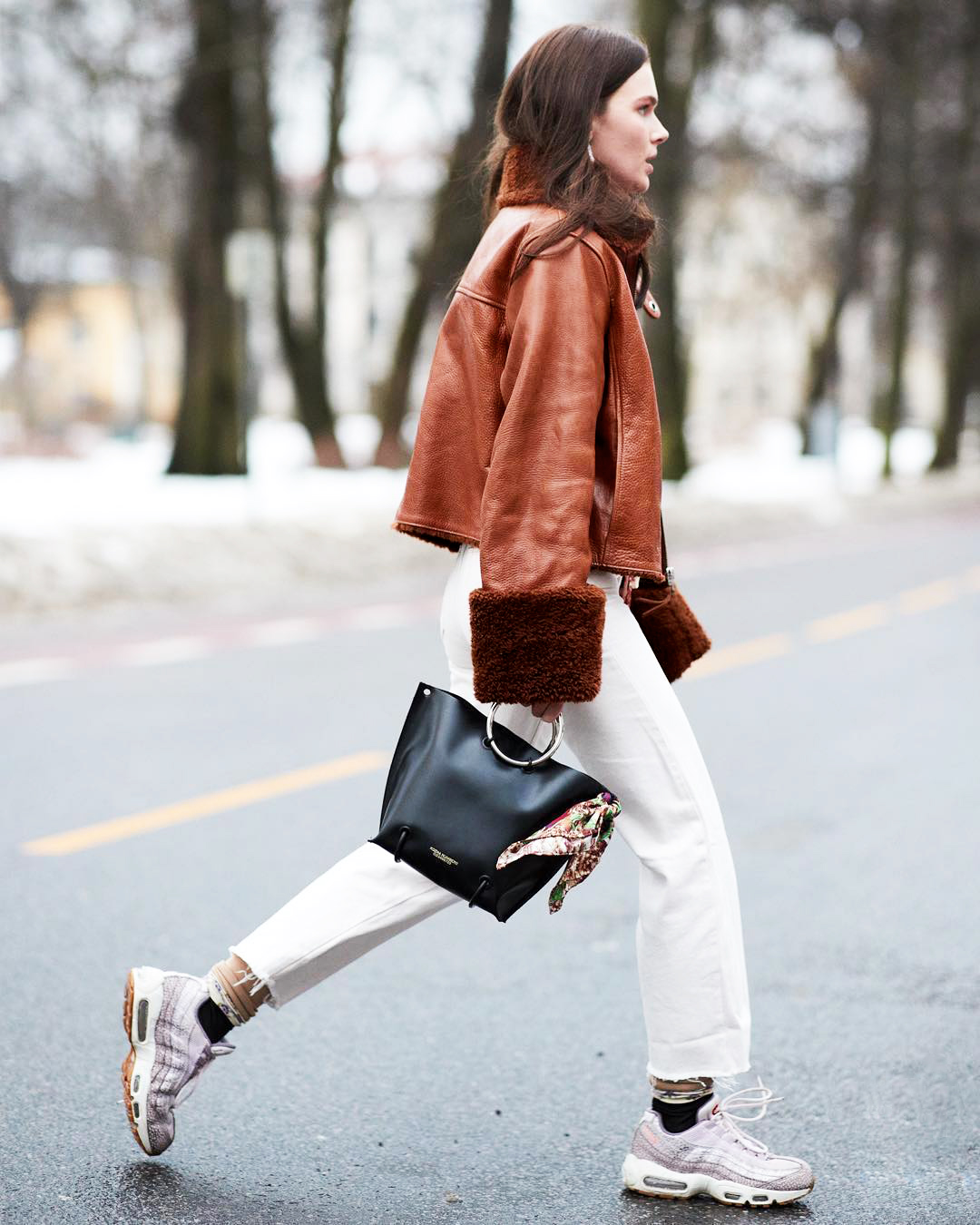 15 Brown Leather Jacket Outfits We Love | Who What Wear UK