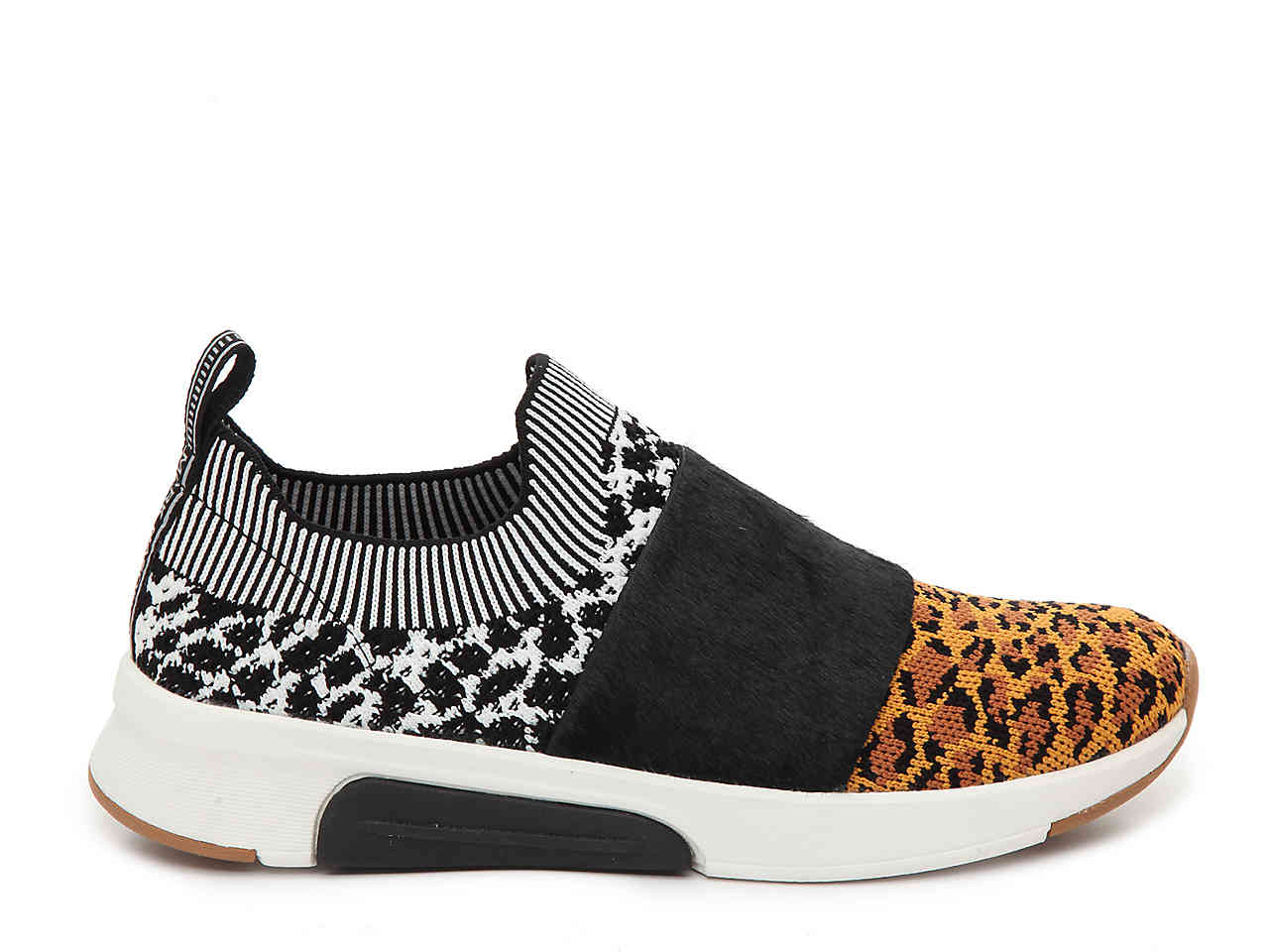 leopard slip on shoes womens