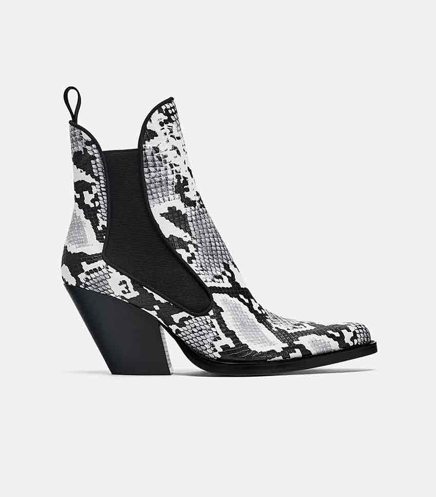 zara snake boots
