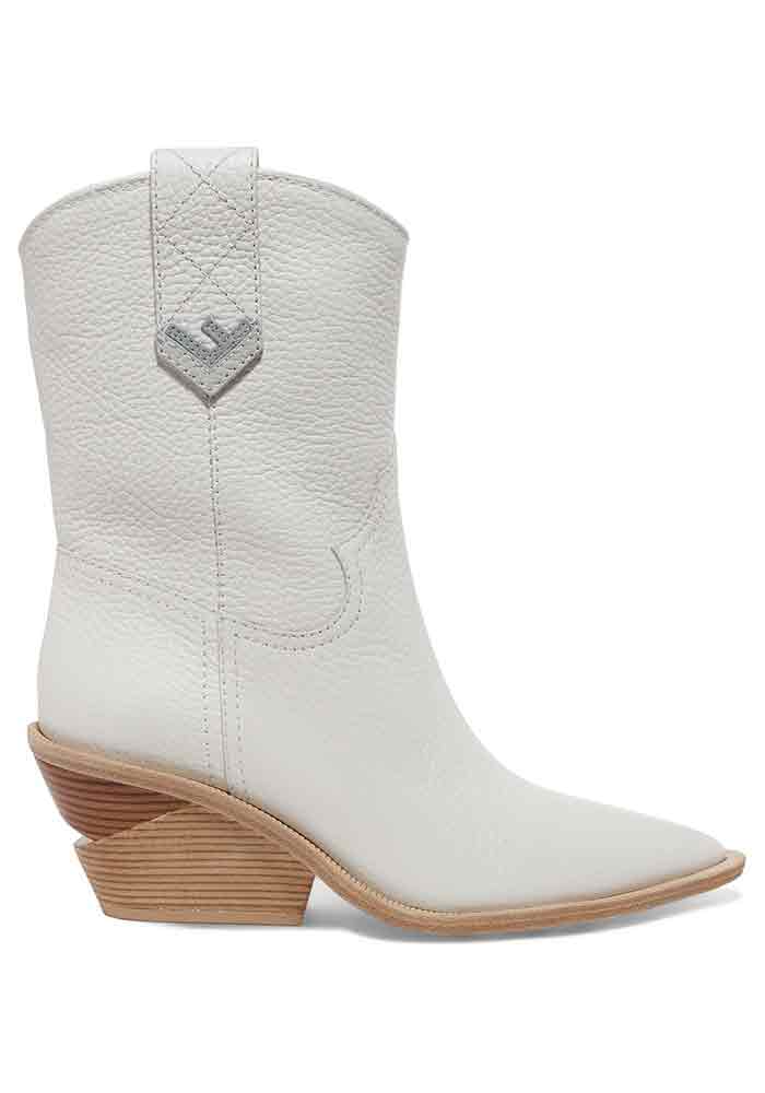 fendi cowboy boots white