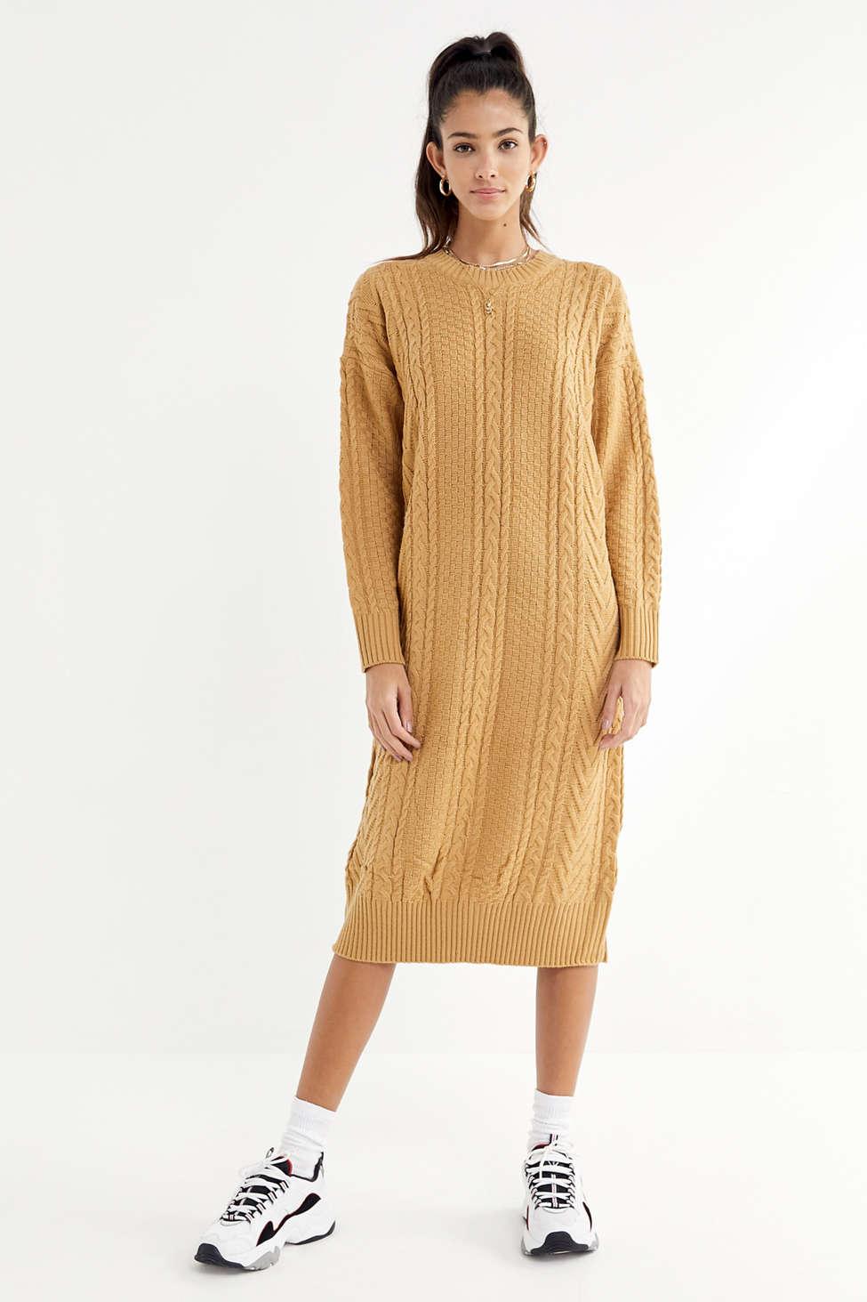 16 Cable Knit Sweater Dresses Perfect ...