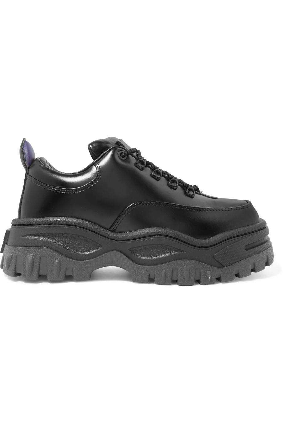 black ugly sneakers