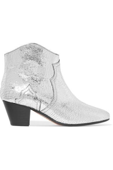 silver dress booties