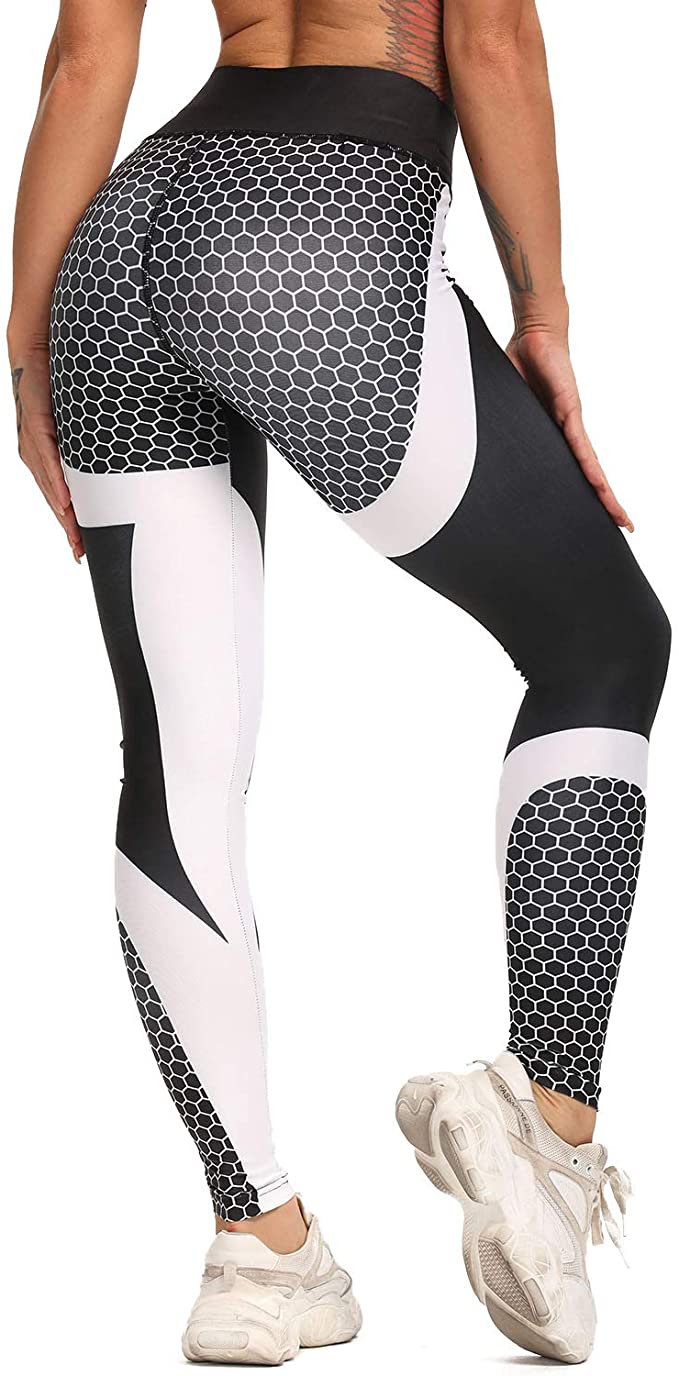 CROSS1946 Womens High Waist Seamless Compression Leggings Stretchy Tummy Control Butt Lift Active Fitness Yoga Pants 