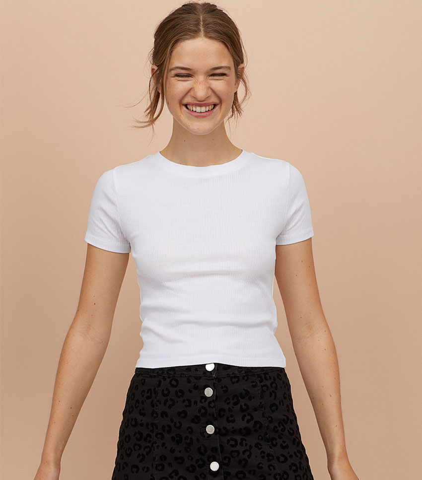 white shirt to wear with skirt