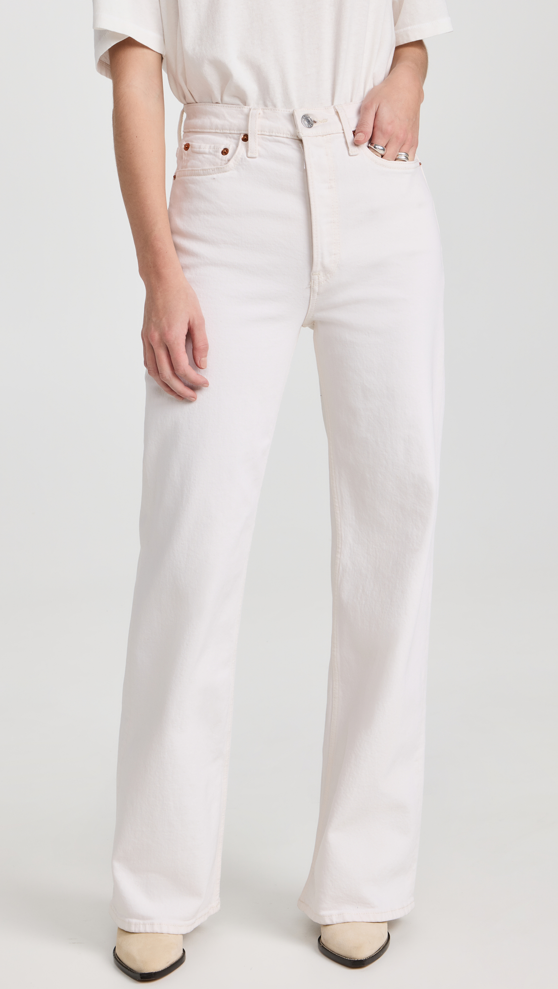 veteraan Op maat Wapenstilstand How to Wear White Jeans: 8 Chic White-Jeans Outfits | Who What Wear