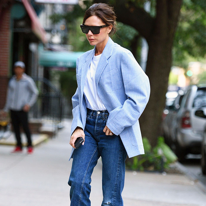 Victoria Beckham Flare Jeans At Fashion Week POPSUGAR Fashion