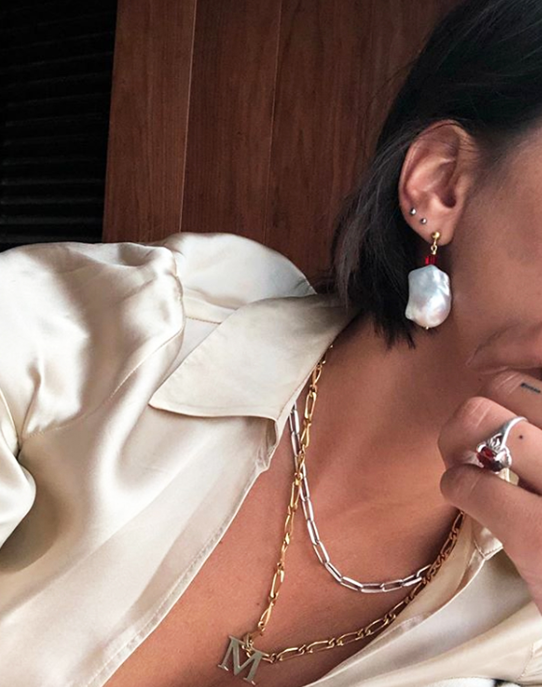 Shopping list spring 2019: Oversized pearl earrings