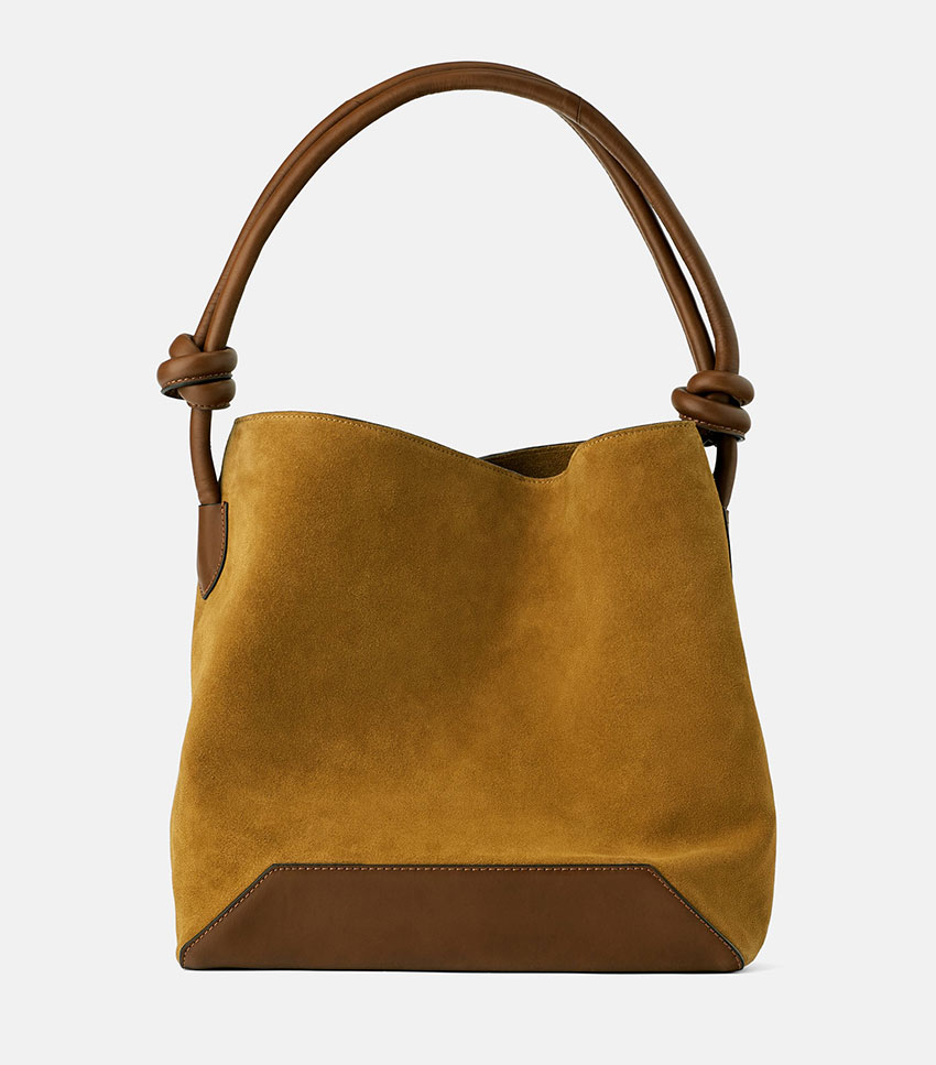 zara leather handbags