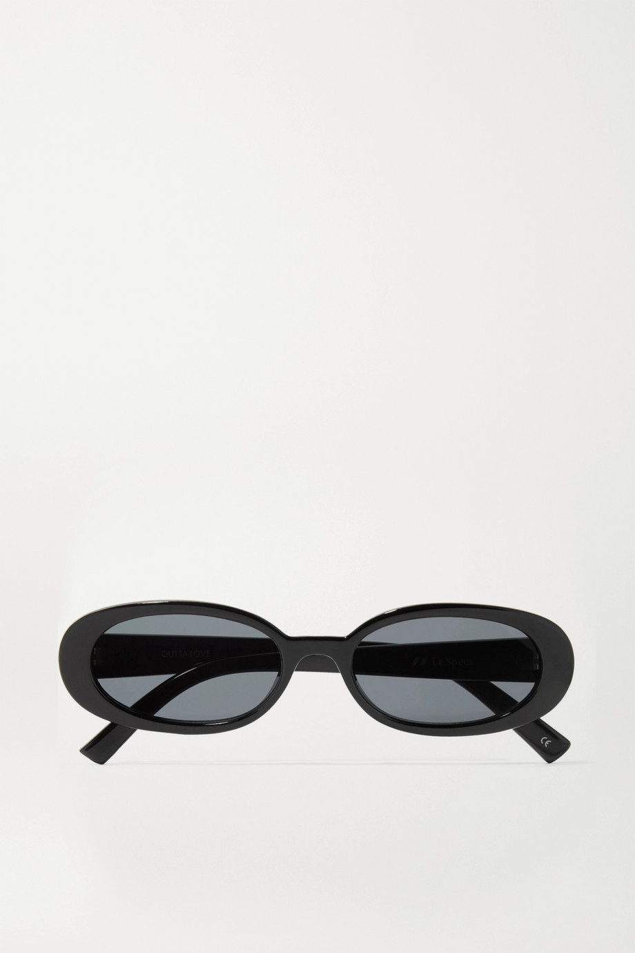 Le Specs Outta Love Oval-Frame Acetate Sunglasses