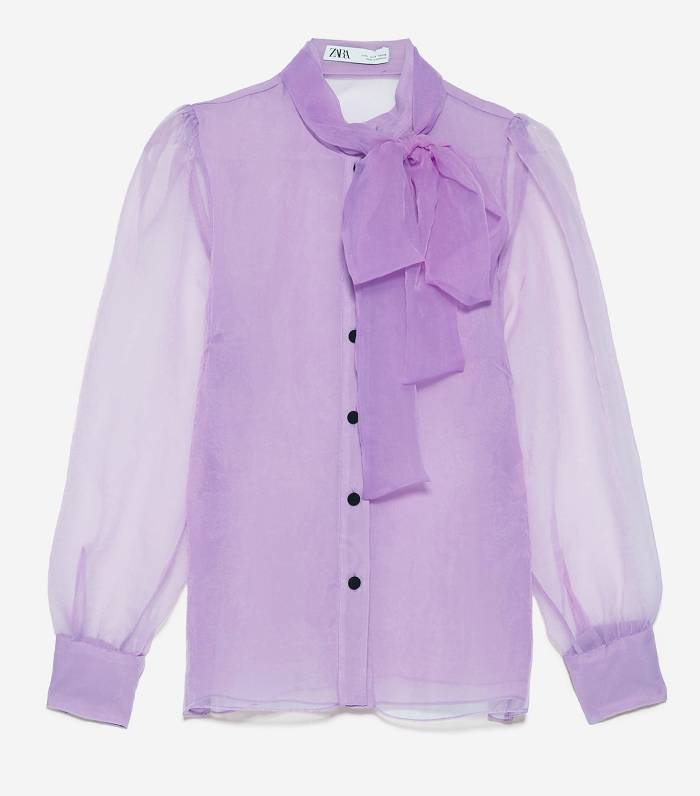 Zara's Chiffon Blouse Is the Most Expensive-Looking Top