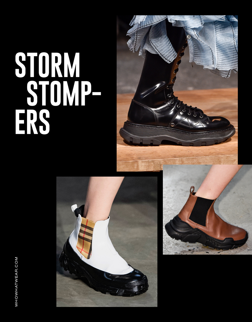 Lug-Soled Boots Fall Winter 2019 Shoe Trends