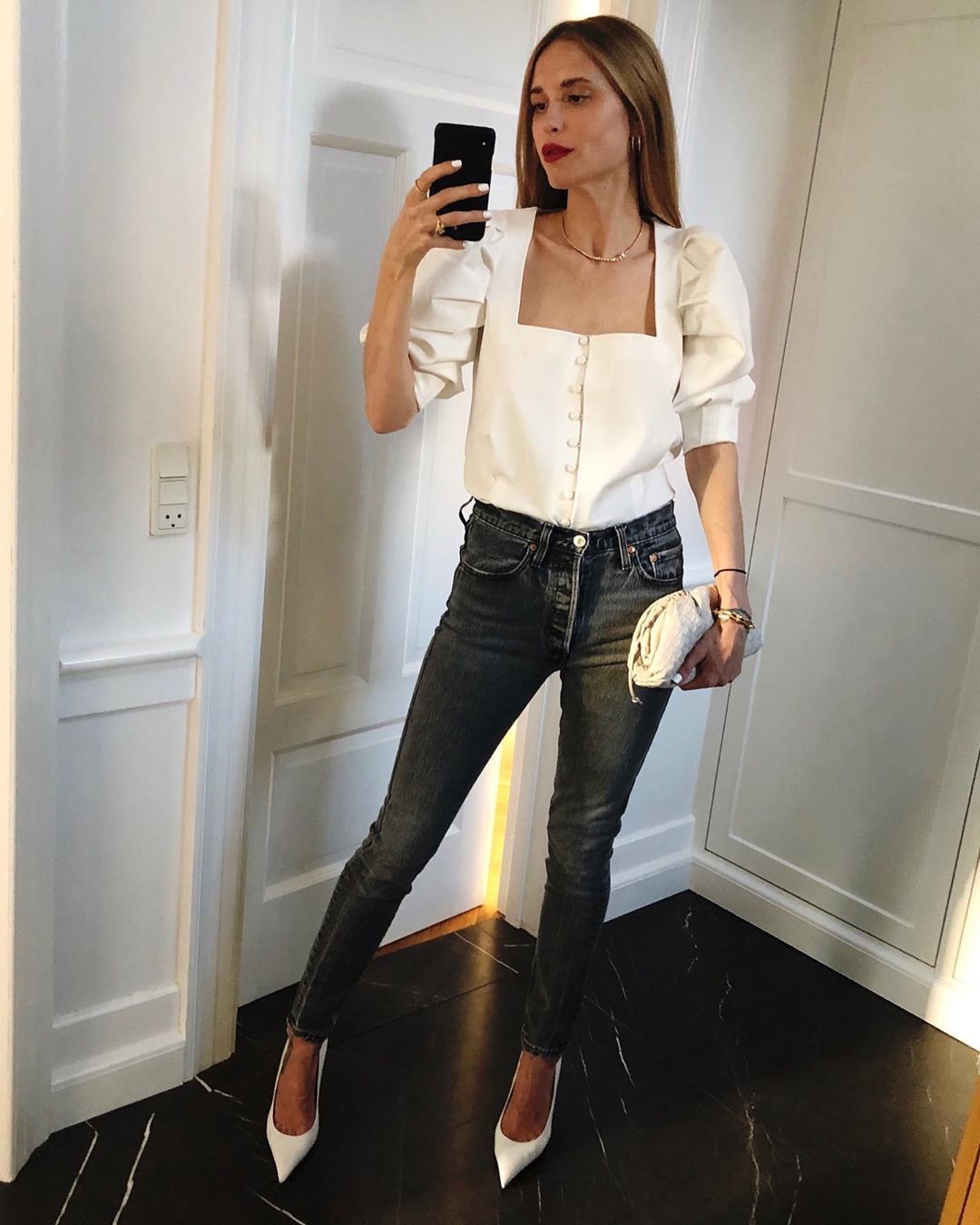 New Brands Summer 2019: Pernille Teisbaek in Piece of White button-down Top