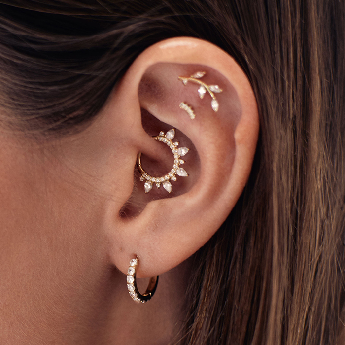 10 Rose Gold Earring Backs, Earrings Posts, Stoppers 6mm