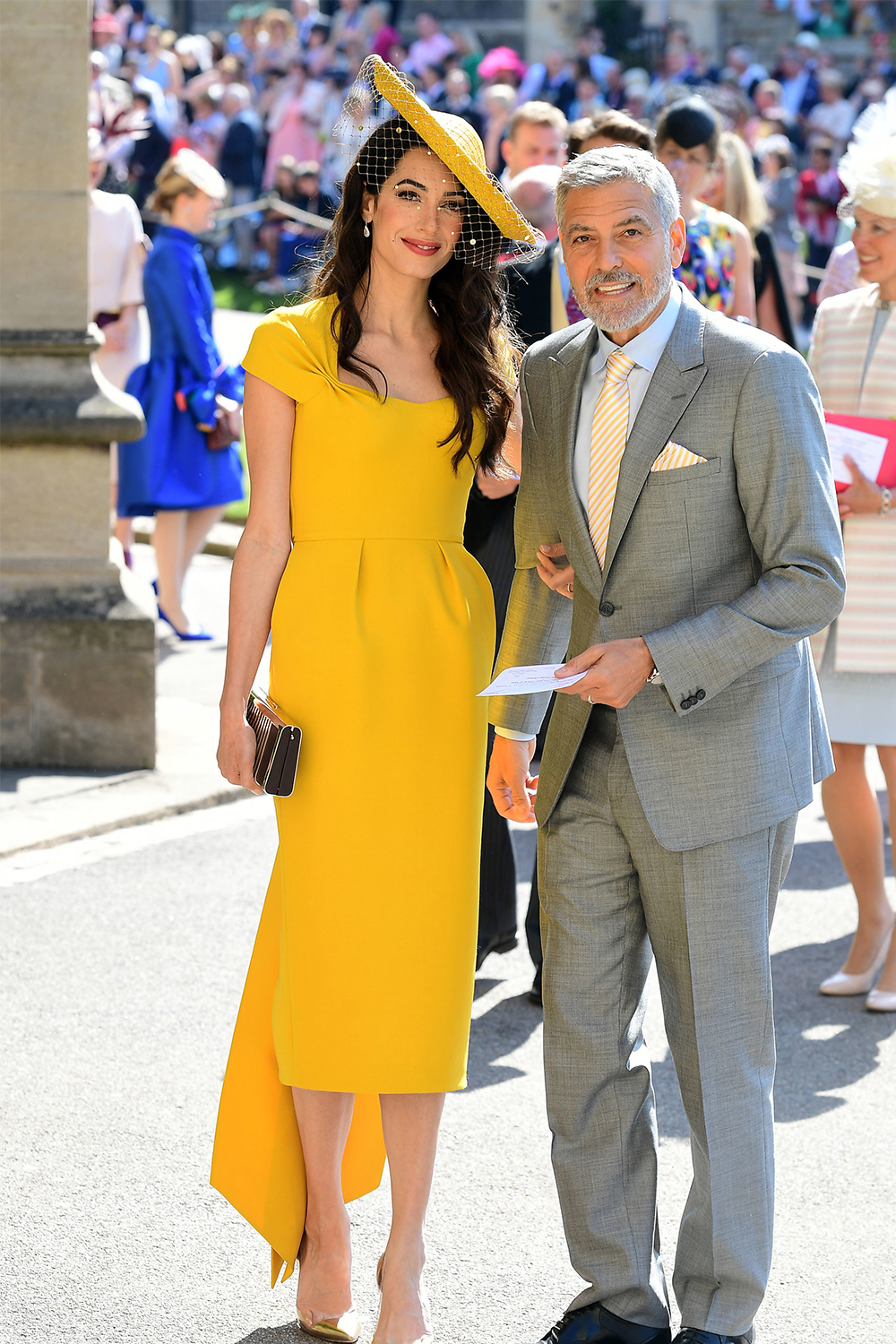 yellow wedding guest outfit