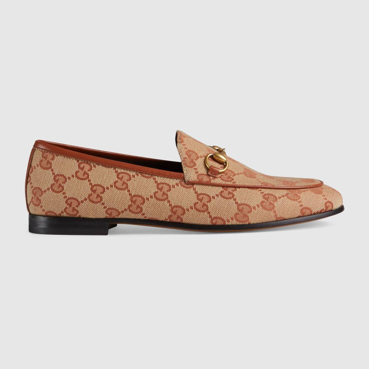 gucci logo loafers