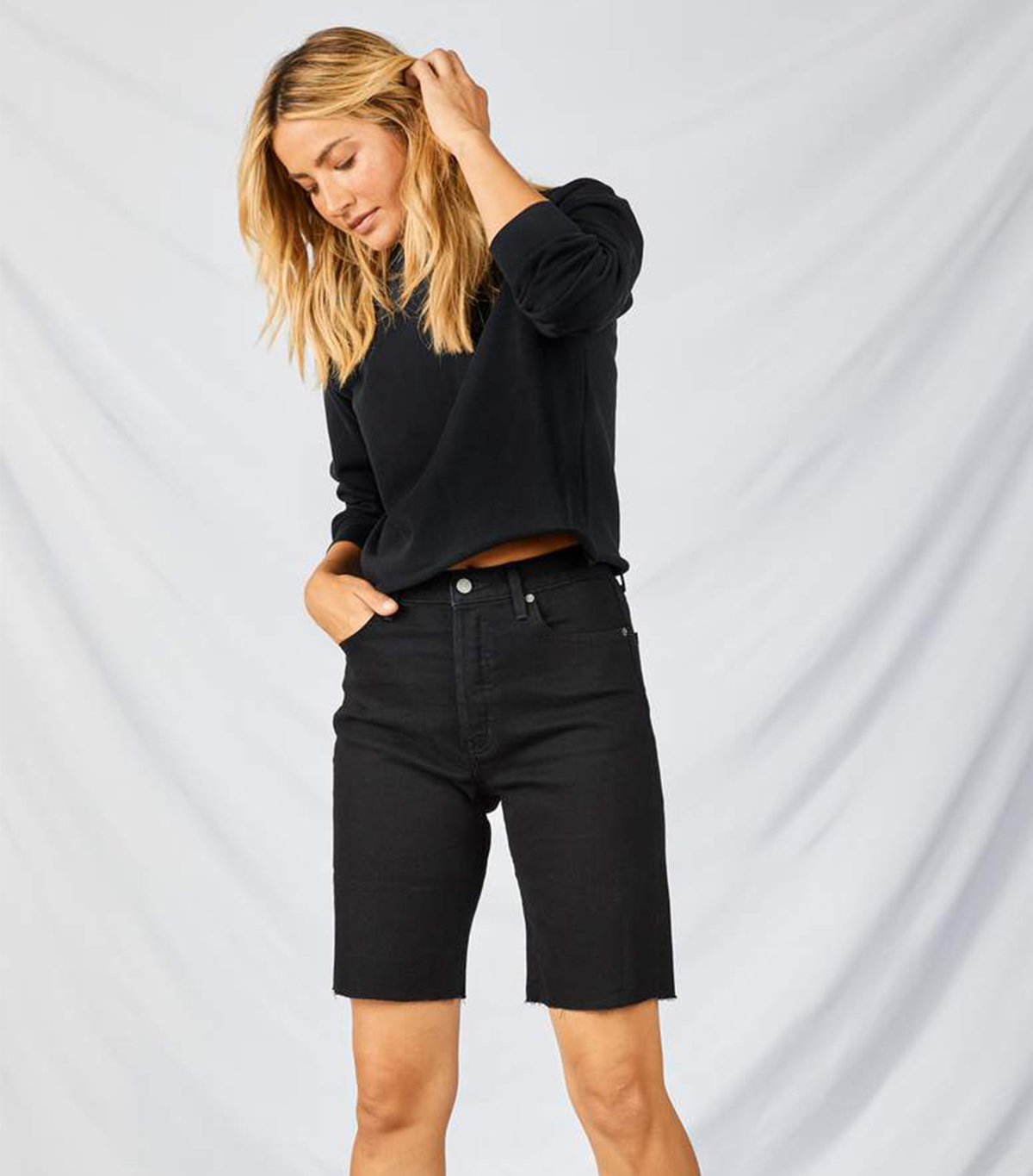 black levi bermuda shorts