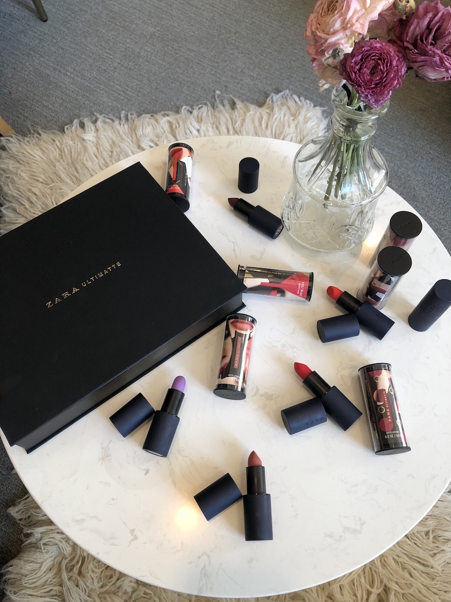 Zara Beauty: The matte lipstick collection
