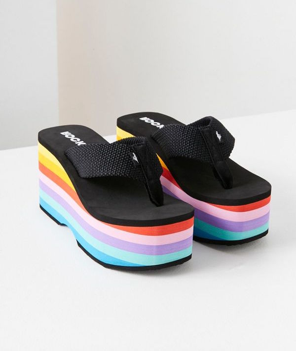 platform sandals from the 90s