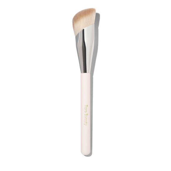 How to clean makeup brushes: Rare Beauty Liquid Touch Foundation Brush