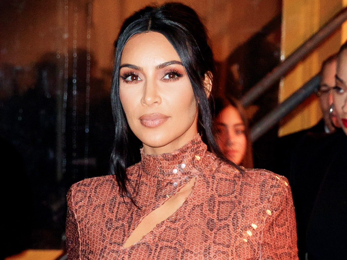 Kim Kardashian Just Wore a Sheer Dress to Her Baby Shower