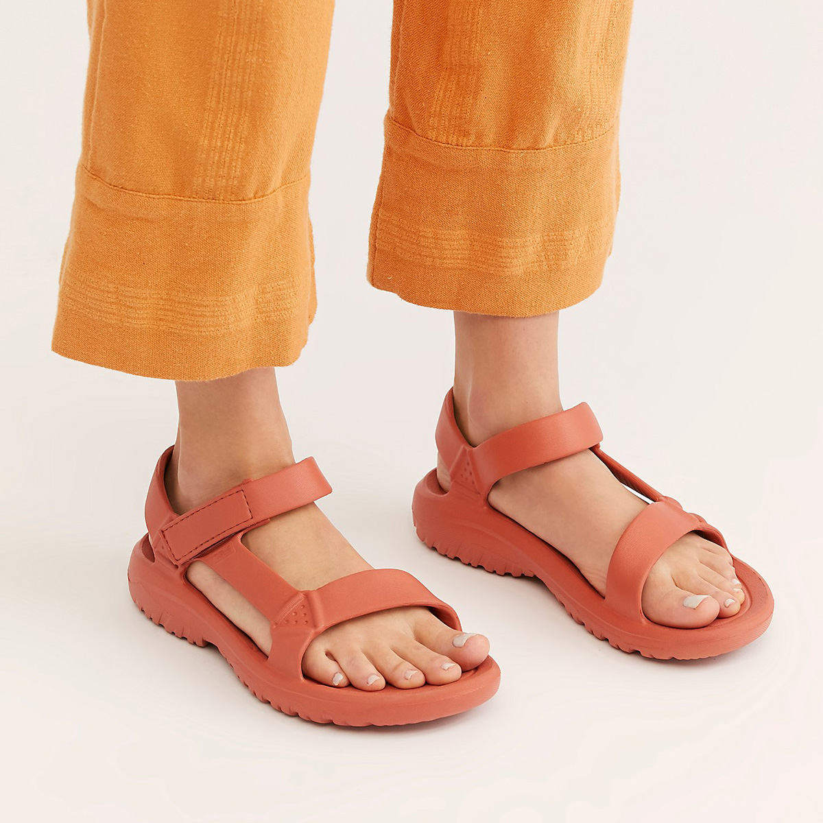 teva sandals orange