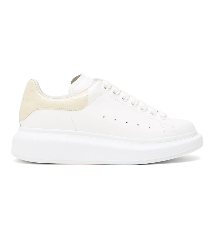 leather alexander mcqueen trainers womens