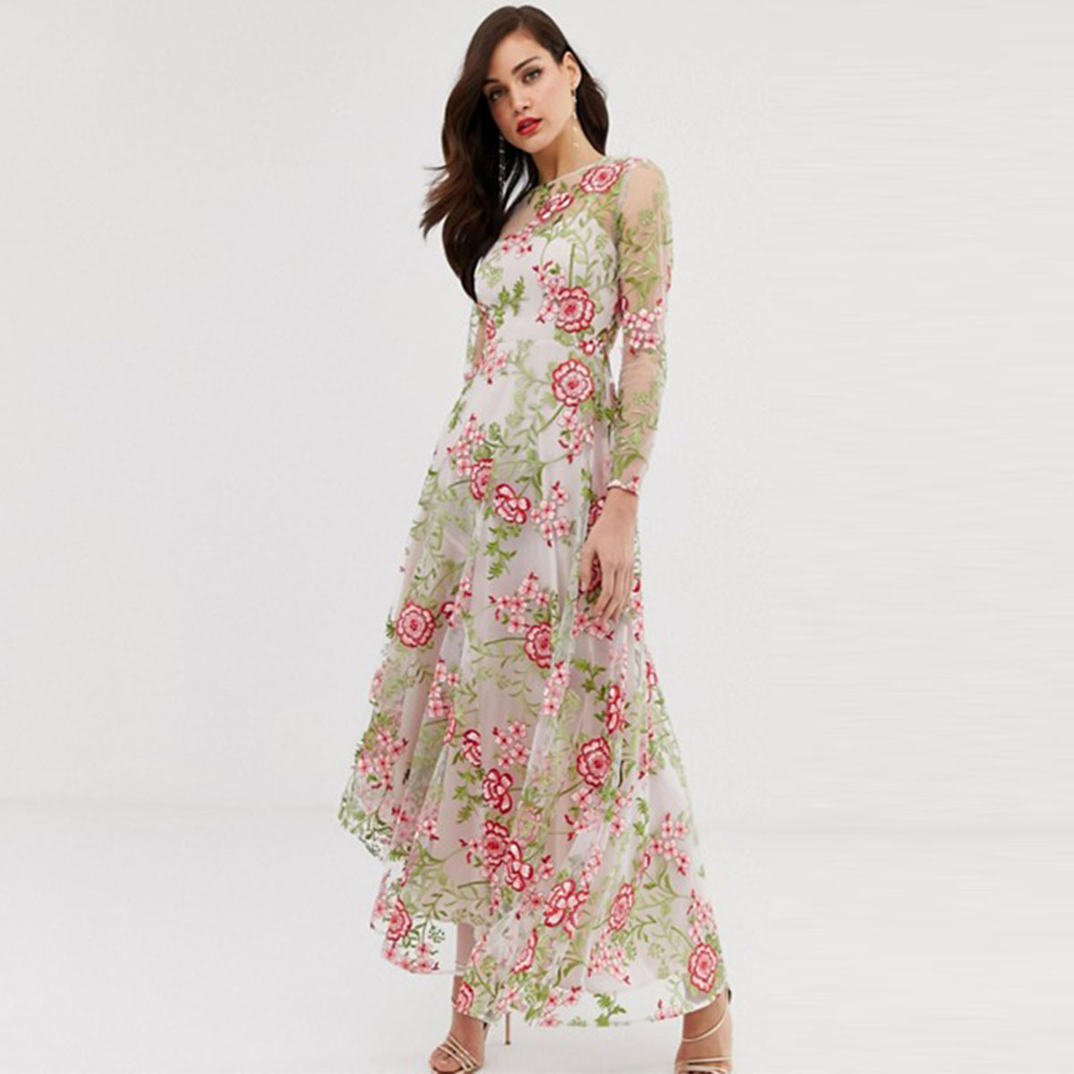 asos maternity evening gown