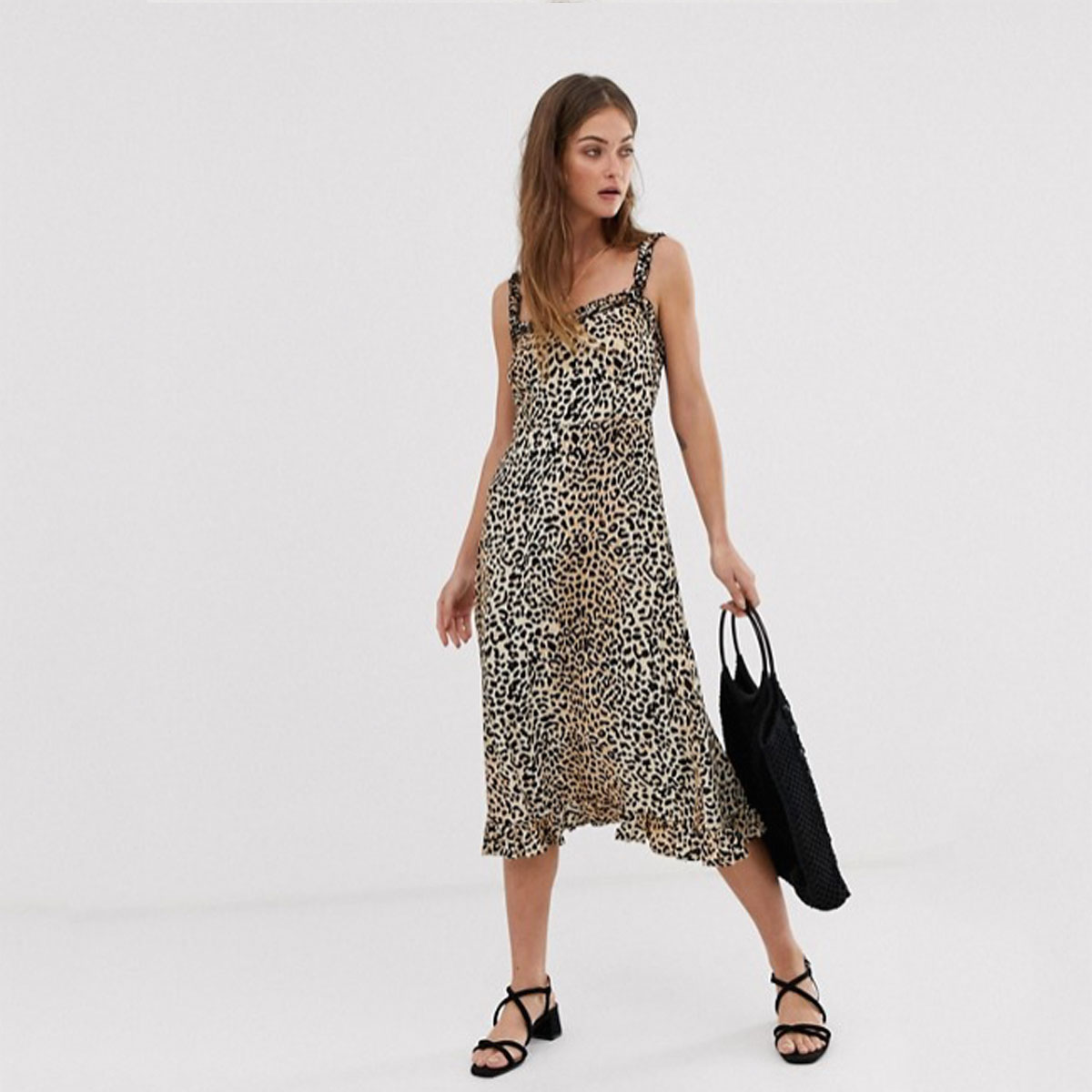faithfull leopard wrap dress