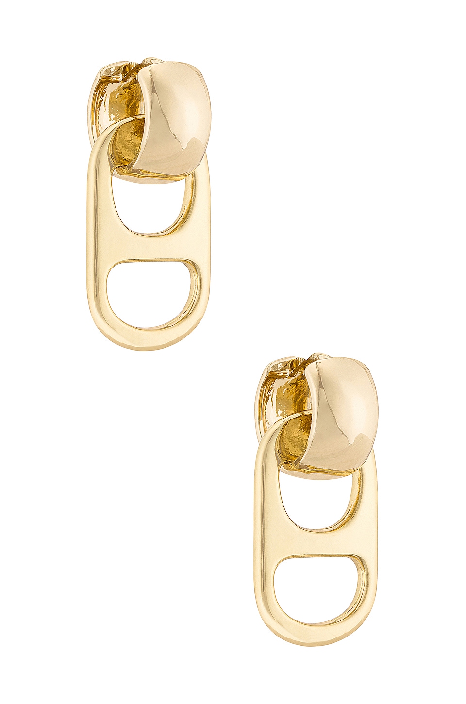 Joolz by Martha Calvo Keeping Tab Earrings in Gold