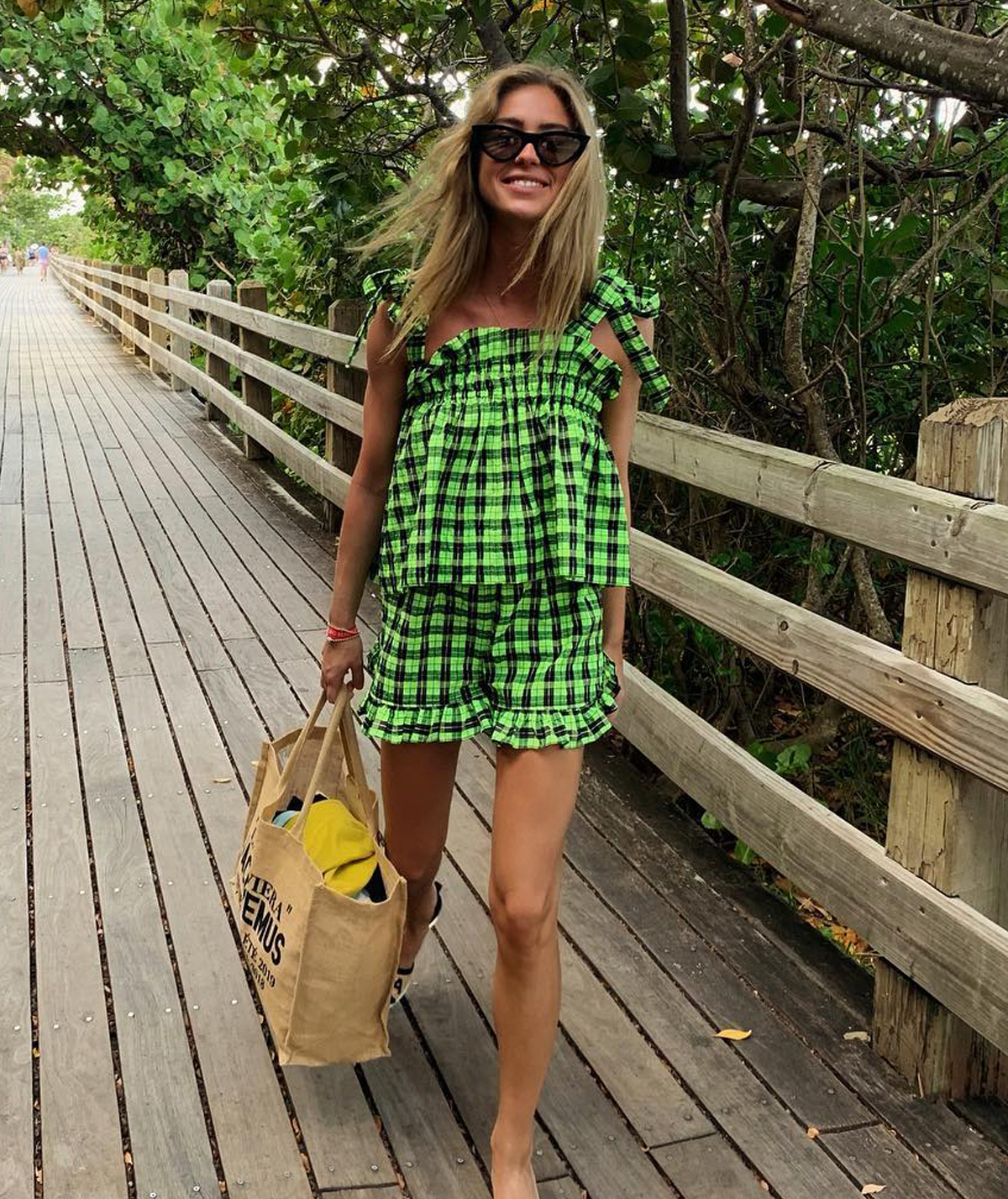 Green Gingham: The One Print That Will Define Summer 2019 | Who 