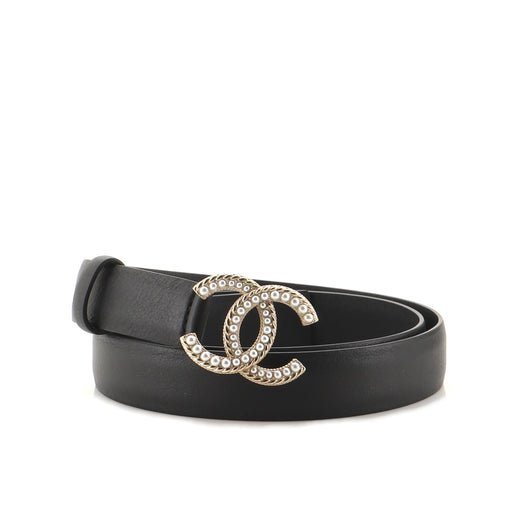 Chanel CC Buckle Belt Leather
