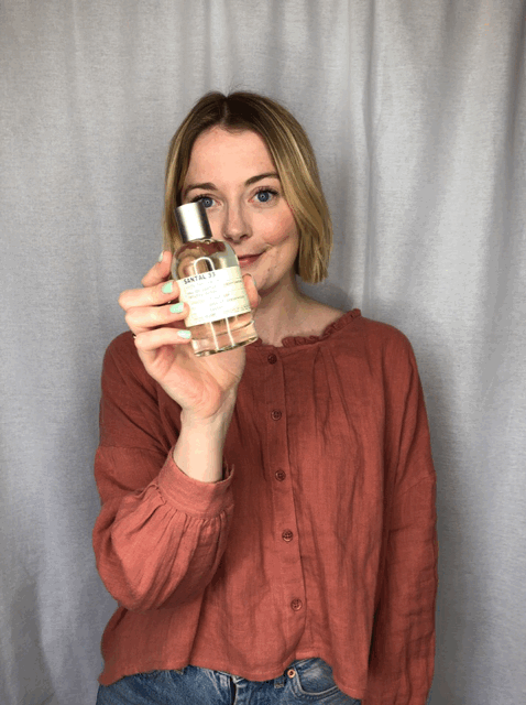 Best Summer Fragrances: Alyss Bowen wearing Le Labo Santal 33