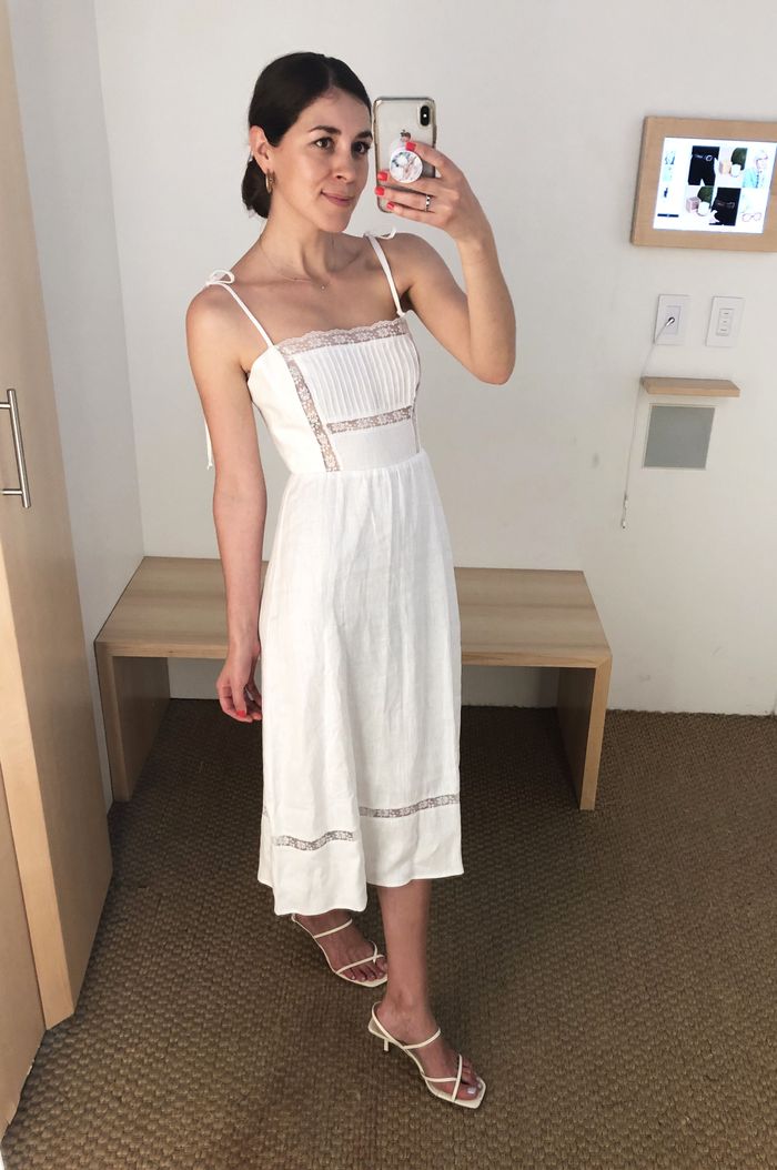 summer casual white dress