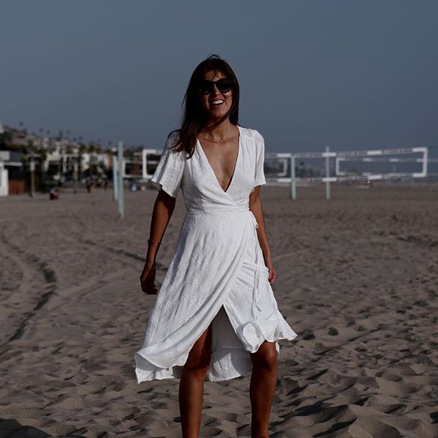summer casual white dress